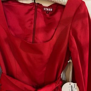 NWT STAUD Red Dress